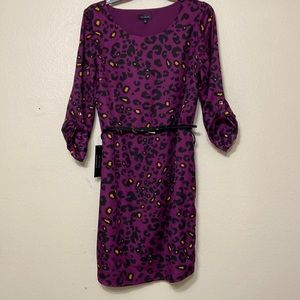 Limited Purple Leopard dress
